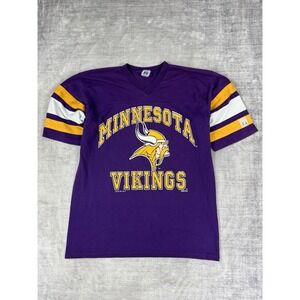 Minasota Vikings Shirt Mens Large Purple Vtg 90s Jersey‎ Style Logo 7 1994 NFL
